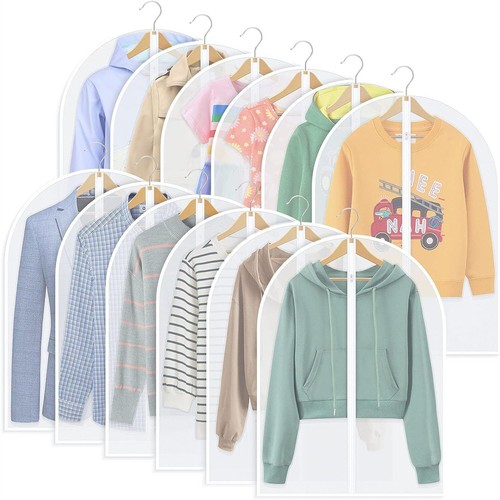 12x polythene garment covers - 6/12x,