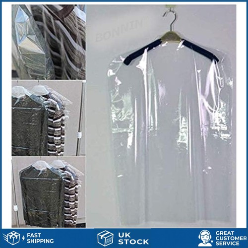 Clear plastic garment - clear,