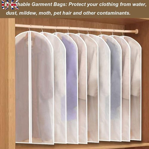 8pcs clear garment covers - 8pcs,