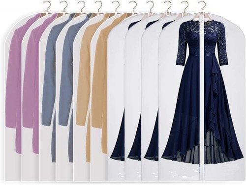 10pcs long garment covers zip - garment,