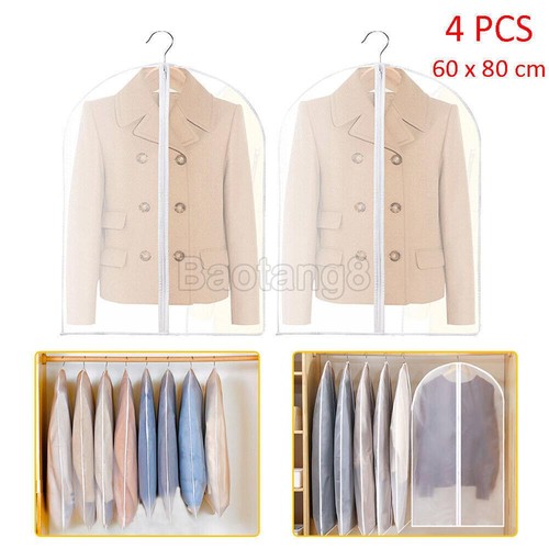 12x clear polythene garment - clear,